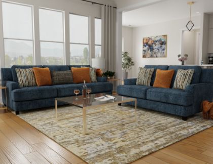 Picture of Arden-Nautical loveseat