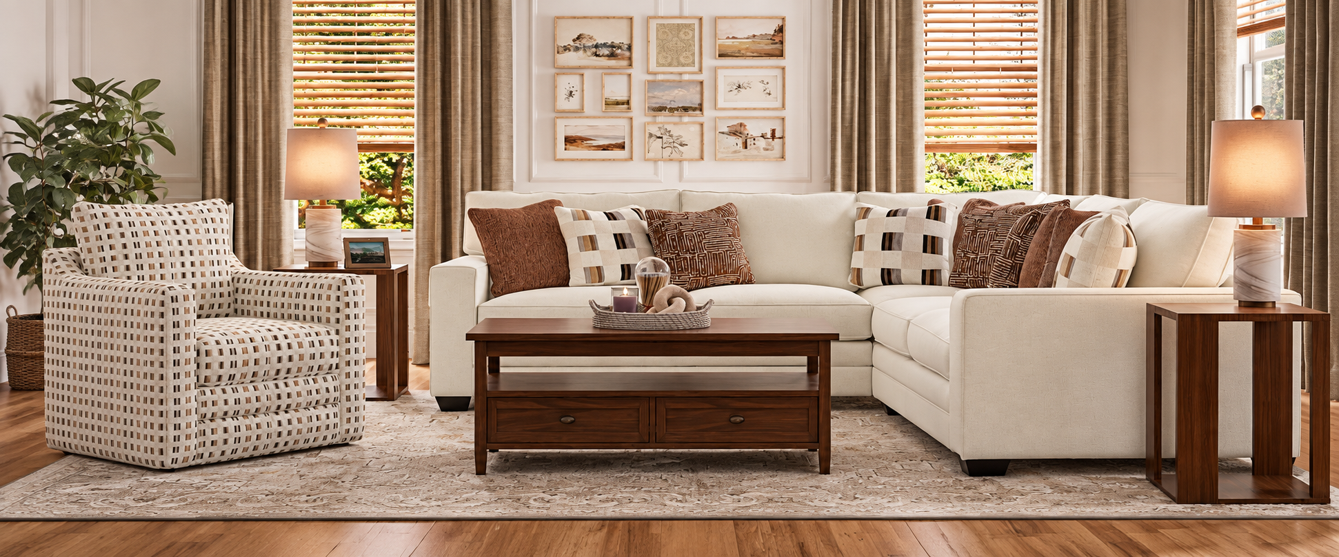 A room of furniture built in Corinth, Mississippi